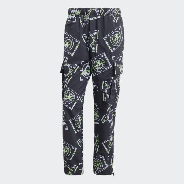 Pantalon Cargo Adidas Aventure Allover Print (genre Neutre) Mode Multicolore
