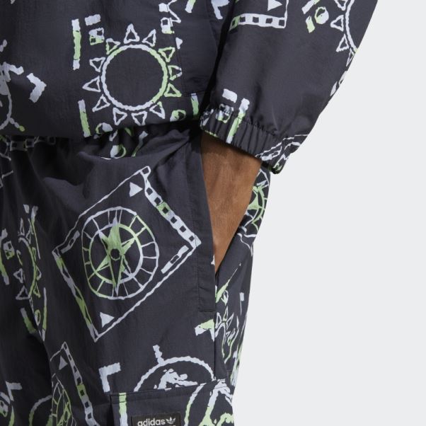 Pantalon Cargo Adidas Aventure Allover Print (genre Neutre) Mode Multicolore