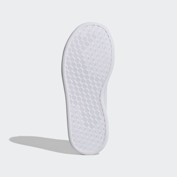 Avantage Lifestyle Court Lace Chaussures Adidas Blanc