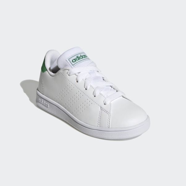 Avantage Lifestyle Court Lace Chaussures Adidas Blanc