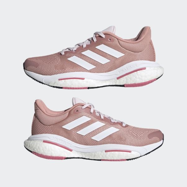 Adidas Mauve Solarglide 5 Chaussures De Course
