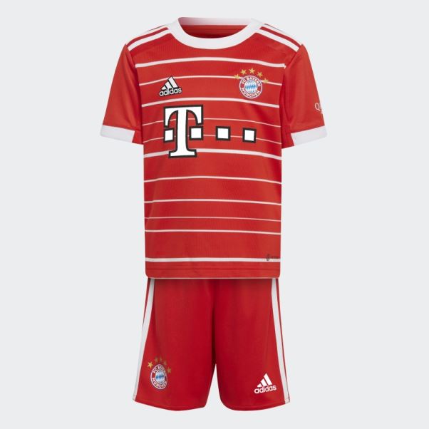 Adidas Kit Domicile Fc Bayern 22/23 Rouge