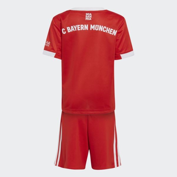 Adidas Kit Domicile Fc Bayern 22/23 Rouge