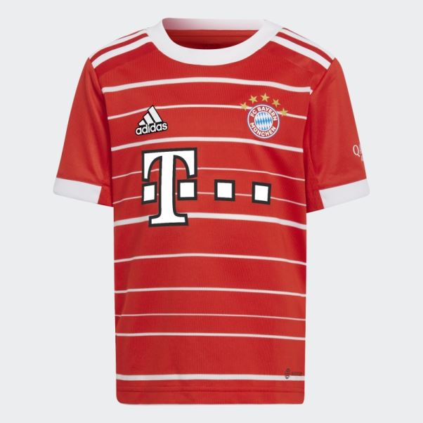 Adidas Kit Domicile Fc Bayern 22/23 Rouge