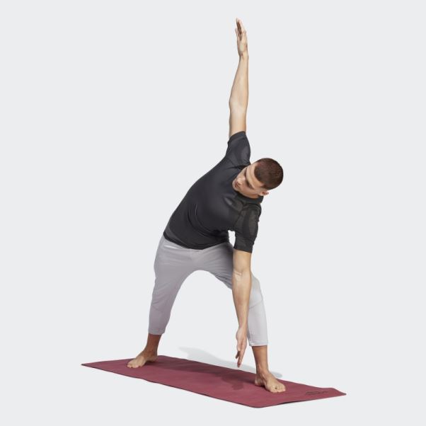 Adidas Primeknit Yoga T-shirt D'entraînement Sans Couture Noir Fashion