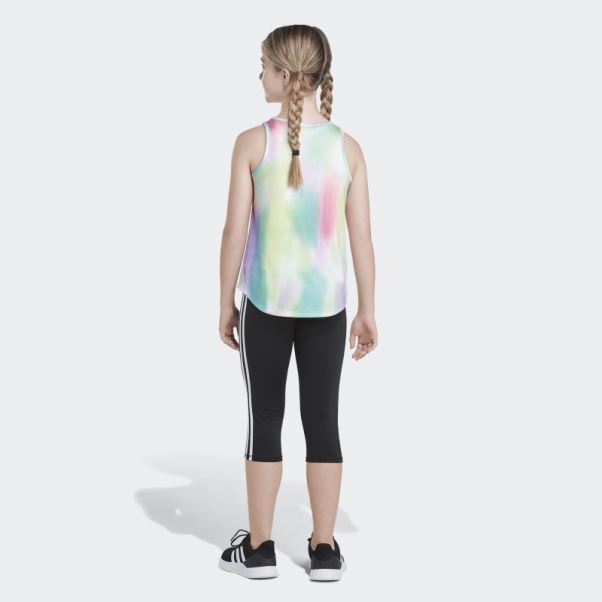 Débardeur à Ourlet Arrondi Imprimé Sur L'ensemble Mint Rush Adidas