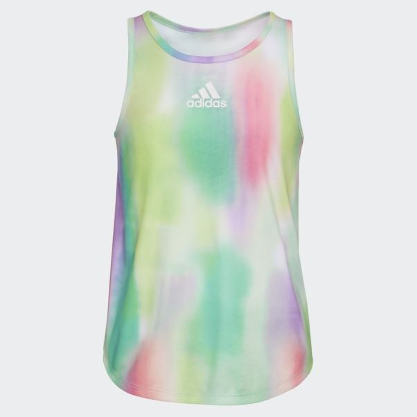 Débardeur à Ourlet Arrondi Imprimé Sur L'ensemble Mint Rush Adidas