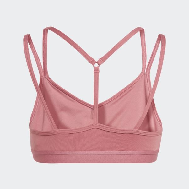 Brassière De Sport De Yoga Aeroready Rose Adidas