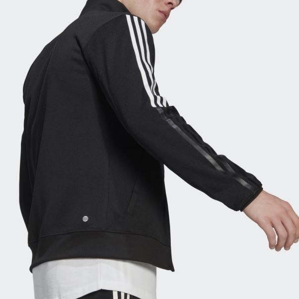 Adidas Noir Survêtement Ajusté à 3 Bandes