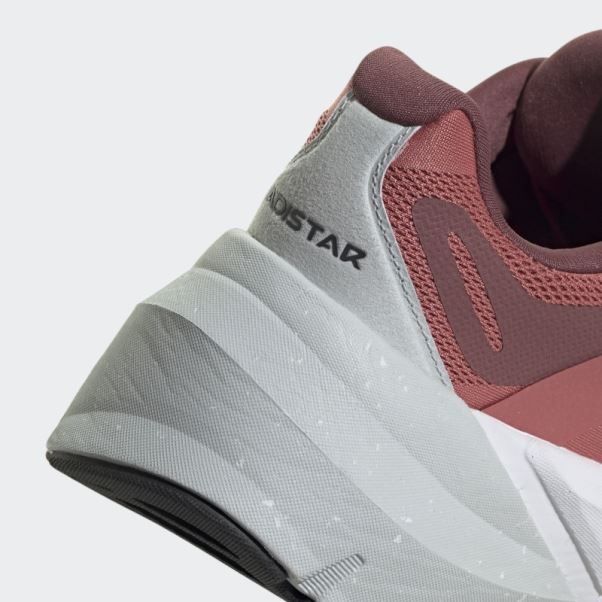 Adistar Chaussures De Course Adidas Rouge