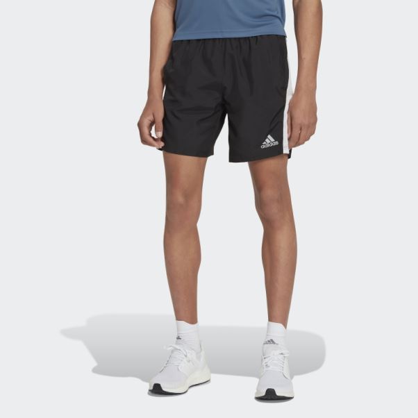 Adidas Possède Le Short De Course Blanc