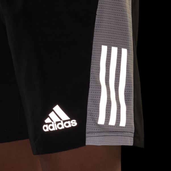 Adidas Possède Le Short De Course Blanc