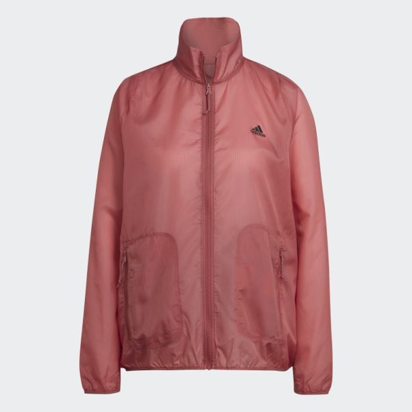 Courir Icônes Running Coupe-vent Adidas Rouge