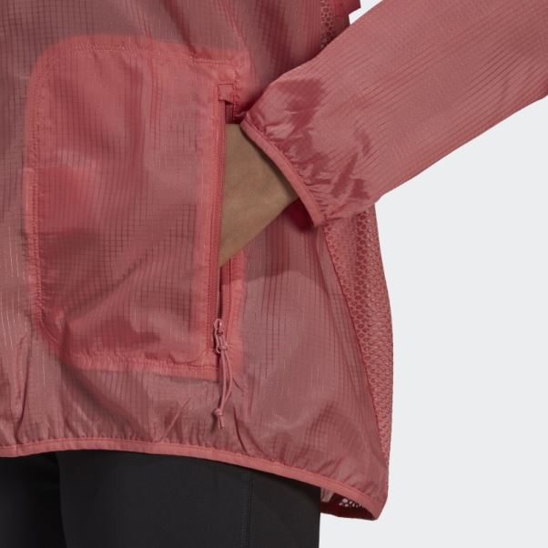 Courir Icônes Running Coupe-vent Adidas Rouge