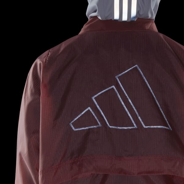 Courir Icônes Running Coupe-vent Adidas Rouge