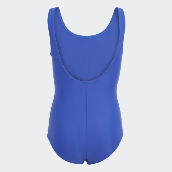 Maillot De Bain Original Adicolor 3 Bandes Bleu Adidas