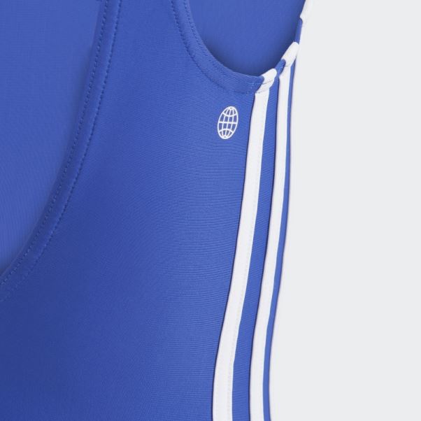 Maillot De Bain Original Adicolor 3 Bandes Bleu Adidas