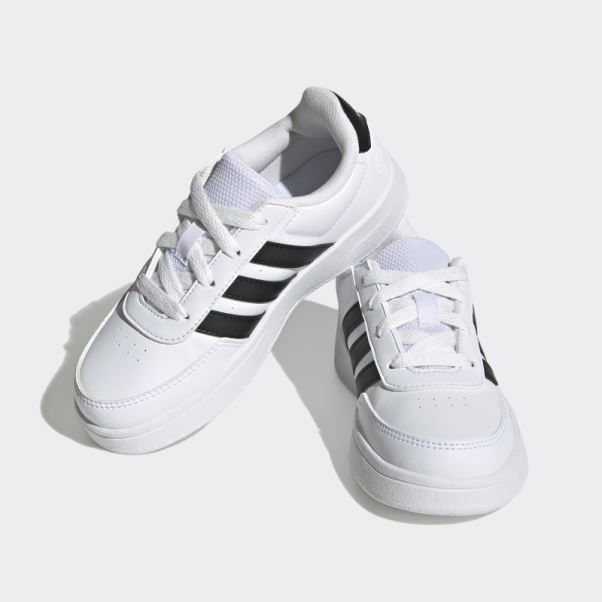 Chaussures Adidas Breaknet Lifestyle Court Lace Blanches