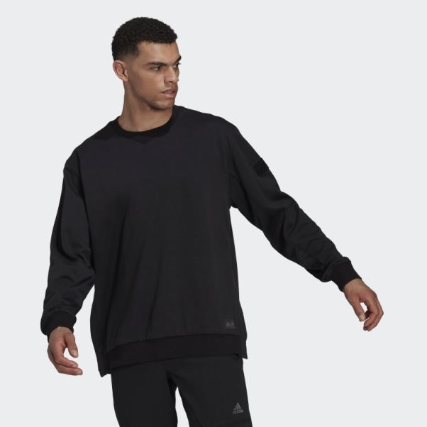 Sweat Adidas Parley Run For The Oceans Noir