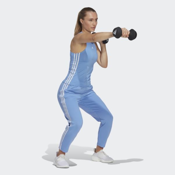 Débardeur Aeroready Train Essentials Regular 3 Bandes Bleu Adidas