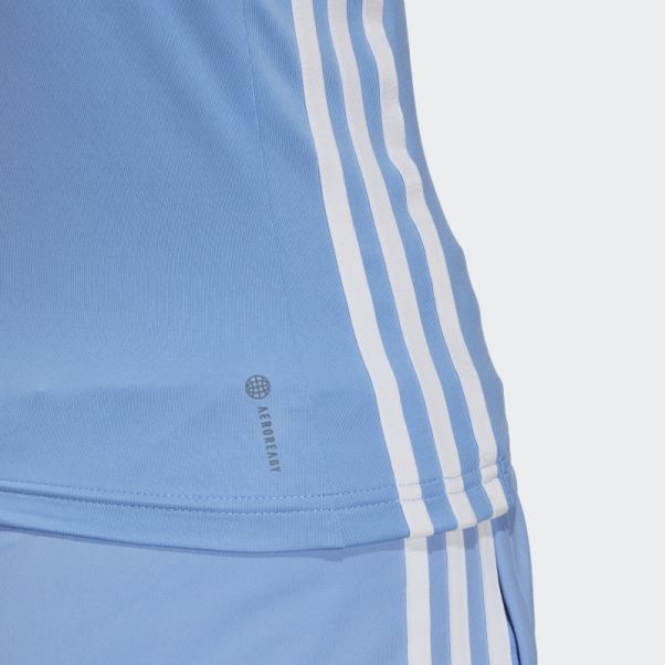 Débardeur Aeroready Train Essentials Regular 3 Bandes Bleu Adidas
