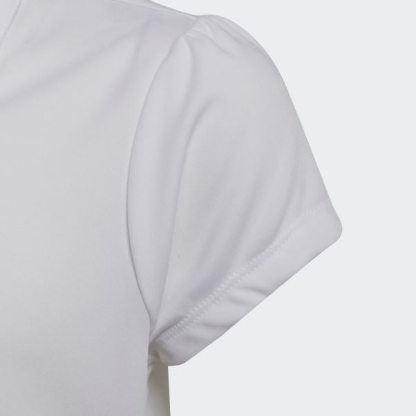 Polo Performance Primegreen Fille Blanc Adidas