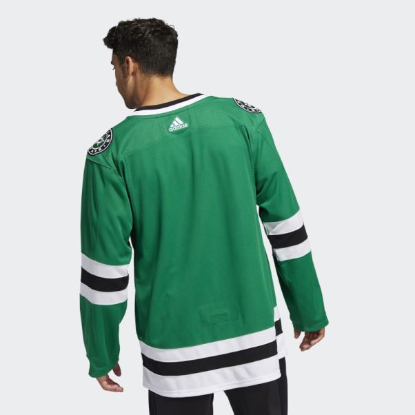 Maillot Authentique Adidas étoiles Vert Moyen Domicile