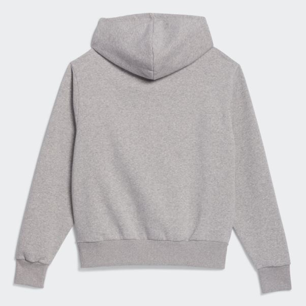 Sweat à Capuche Avec Logo Adidas Skateboarding 4.0 Gris Moyen (non Genré)