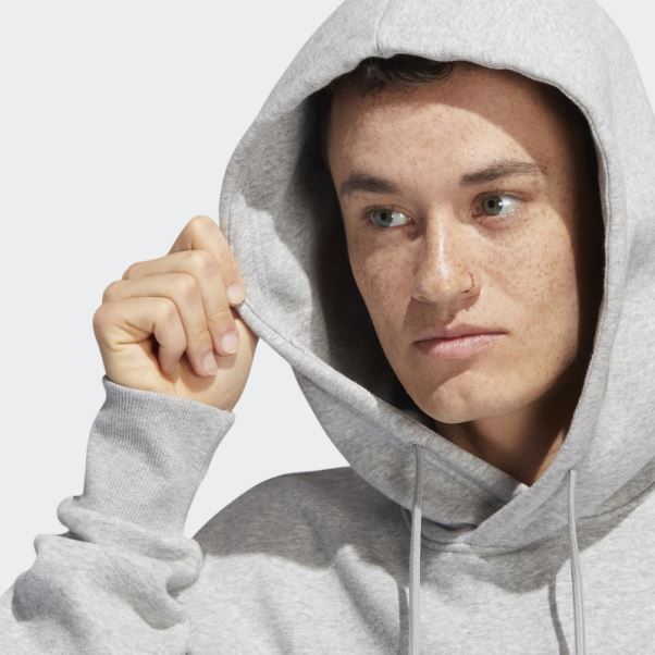 Adidas Skateboarding 4.0 Logo Sweat à Capuche (genre Neutre) Gris Moyen