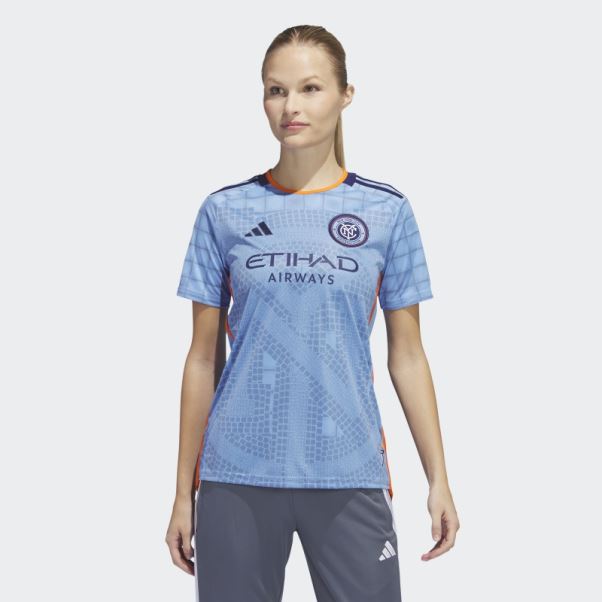Maillot Domicile Bahia New York City Fc 23/24 Bleu Clair Adidas
