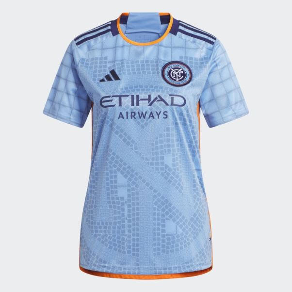 Maillot Domicile Bahia New York City Fc 23/24 Bleu Clair Adidas