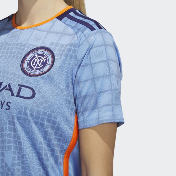 Maillot Domicile Bahia New York City Fc 23/24 Bleu Clair Adidas