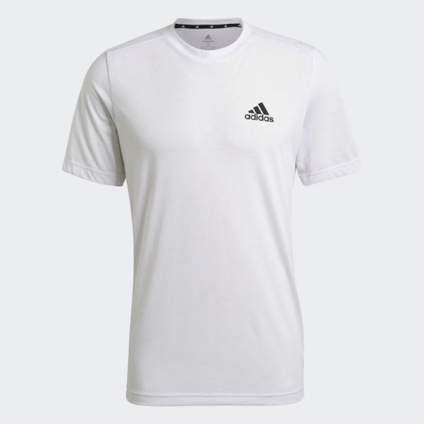 Aeroready Conçu Pour Bouger Tee-shirt De Sport Feelready Blanc Adidas
