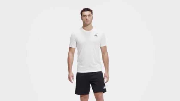 Aeroready Conçu Pour Bouger Tee-shirt De Sport Feelready Blanc Adidas