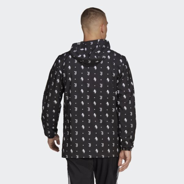 Coupe Vent Juventus Adidas Noir