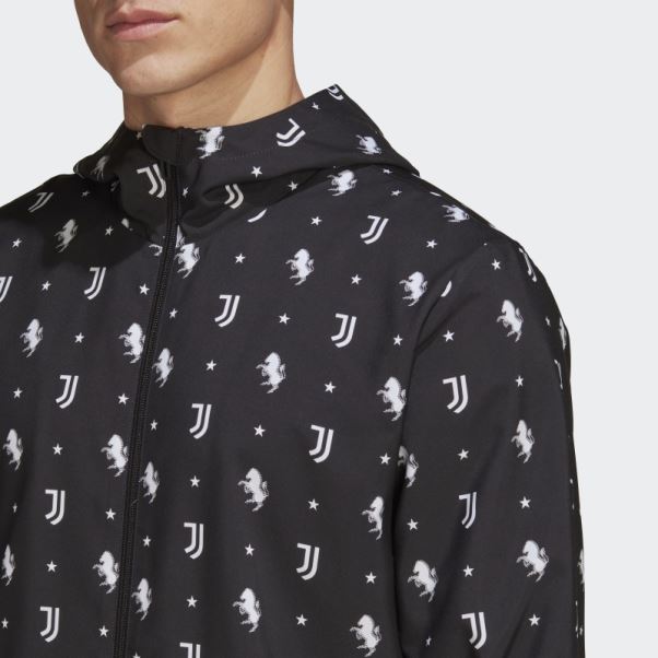 Coupe Vent Juventus Adidas Noir