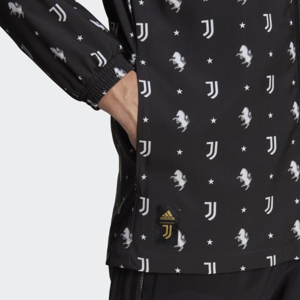 Coupe Vent Juventus Adidas Noir