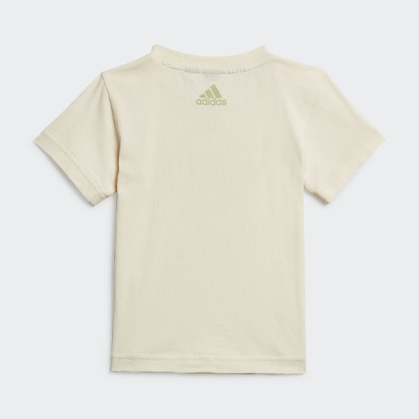 Ensemble Adidas Grow Positive En Coton Bio Blanc