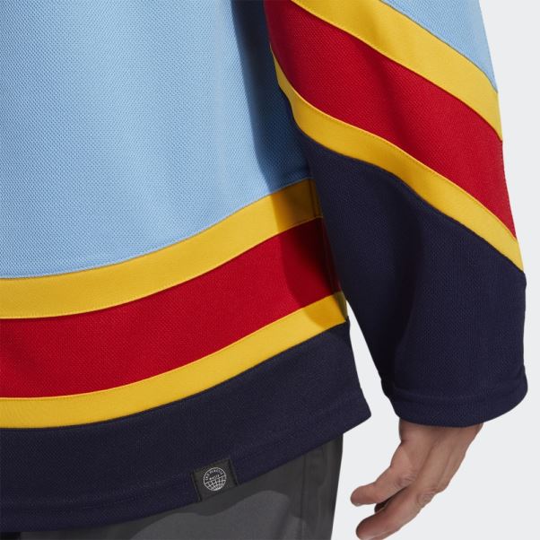 Maillot Panthers Authentique Reverse Wordmark Adidas Bleu Ciel 10