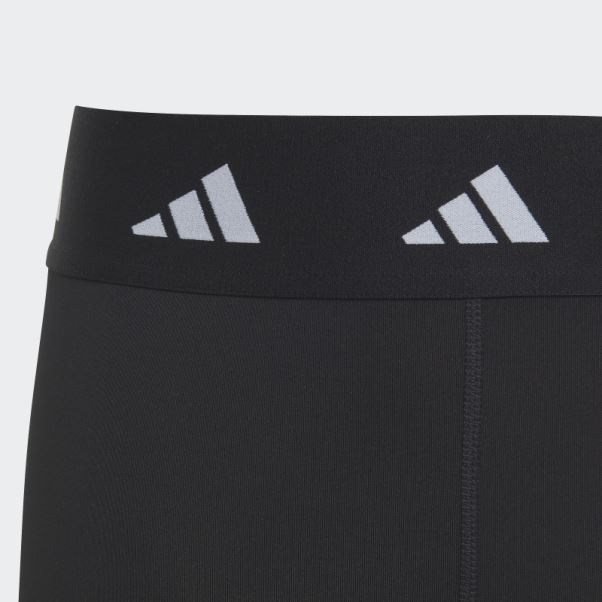 Collant Court Adidas Aeroready Techfit Period-proof Taille Haute Noir
