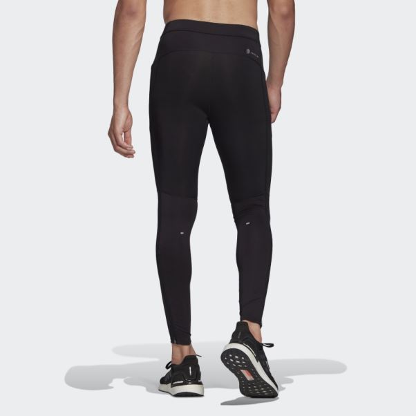 Adidas Noir Collants De Course