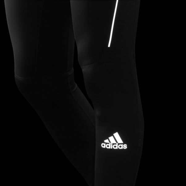 Adidas Noir Collants De Course