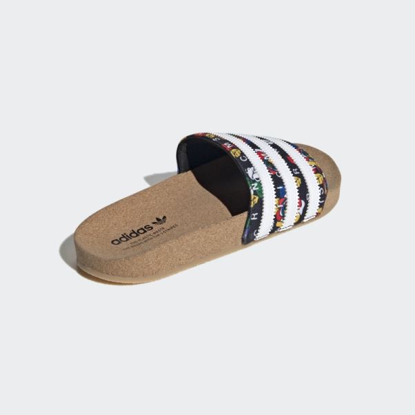 Claquettes Adilette Rich Mnisi Noires Adidas