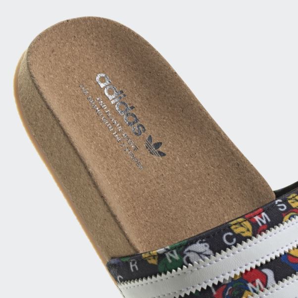 Claquettes Adilette Rich Mnisi Noires Adidas