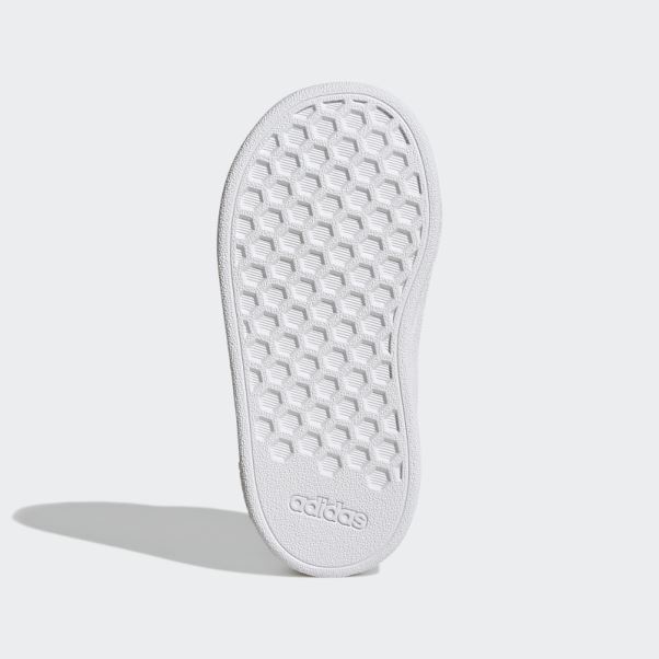 Chaussures Velcro Adidas Grand Court Lifestyle Blanches