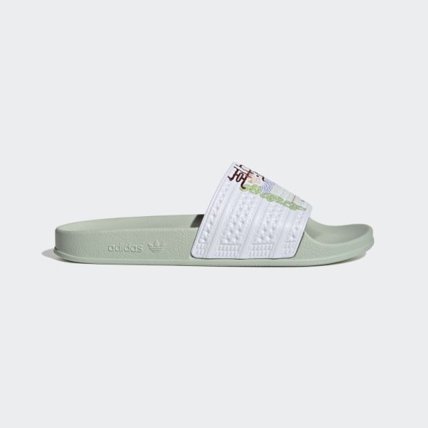 Sandales Adilette Vertes Adidas