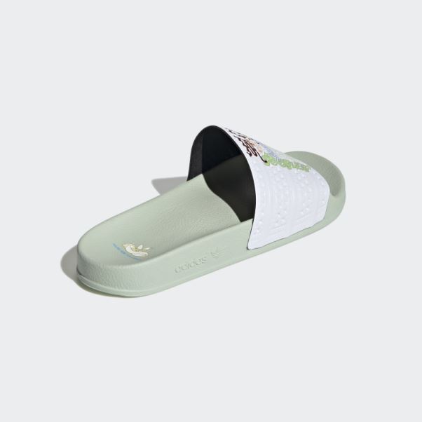 Sandales Adilette Vertes Adidas