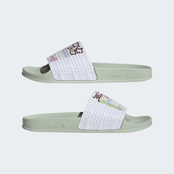 Sandales Adilette Vertes Adidas