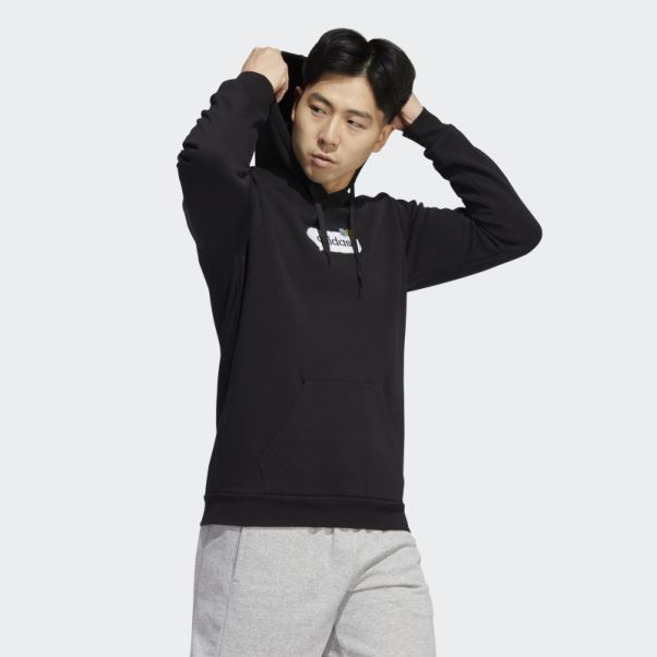 Sweat à Capuche Graphique Optimoticons Noir Adidas