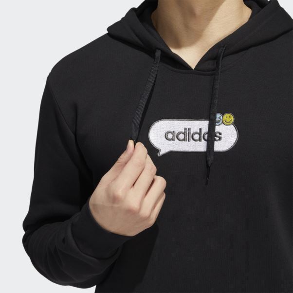 Sweat à Capuche Graphique Optimoticons Noir Adidas